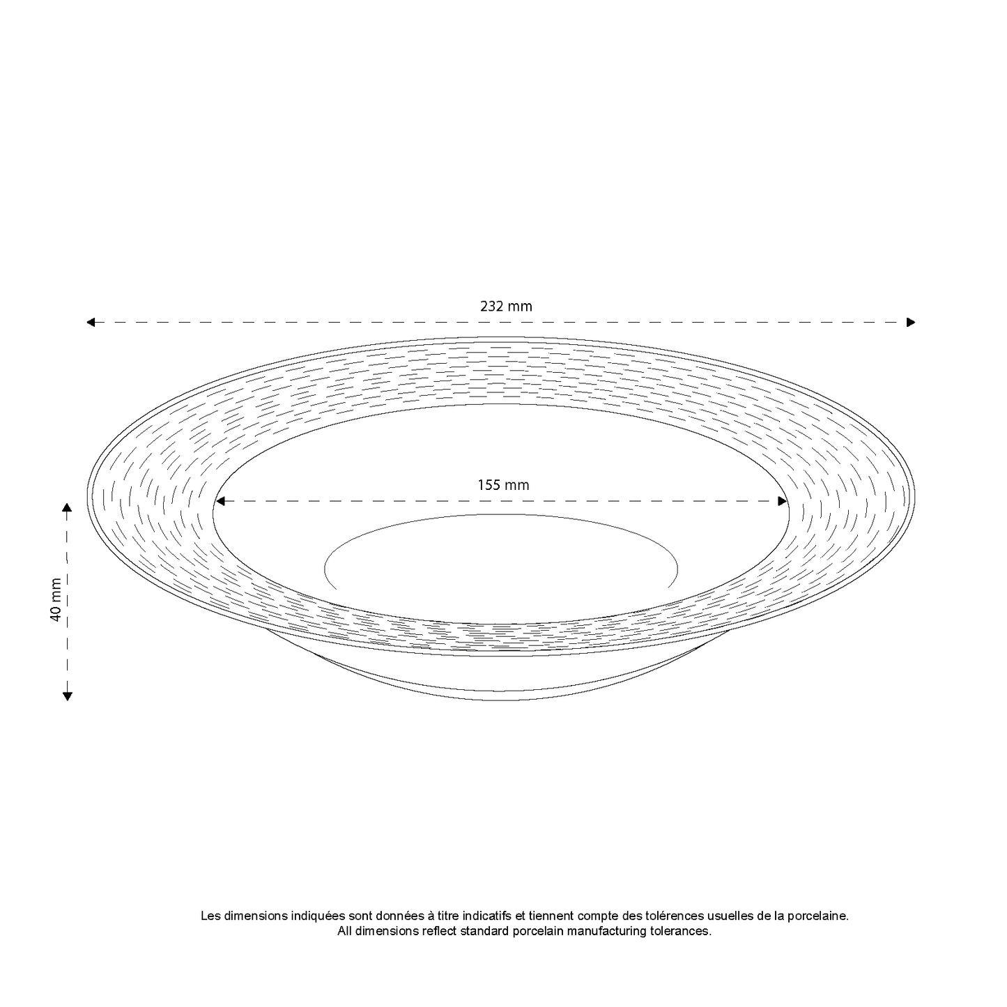 Assiette creuse Basket *